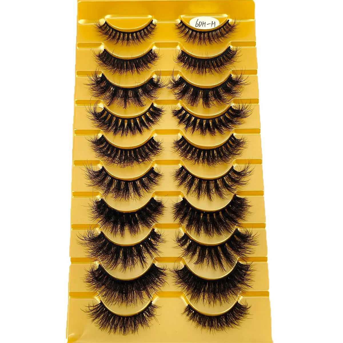 Cat Eyes 10 Pairs Wispy Eyelashes