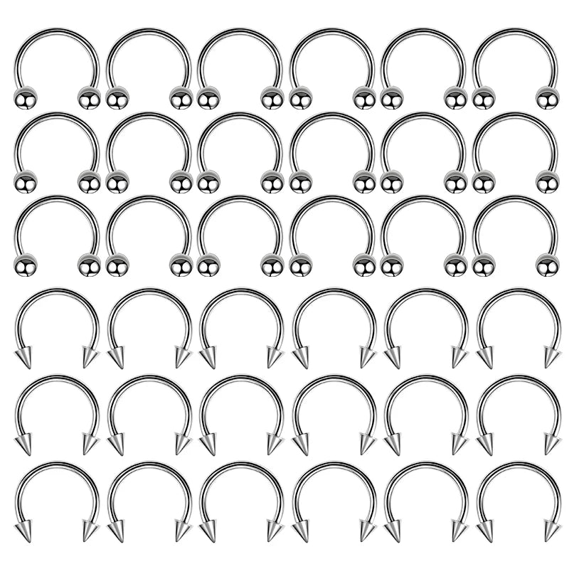 Sahara 36 PC Horseshoe Septum Piercing