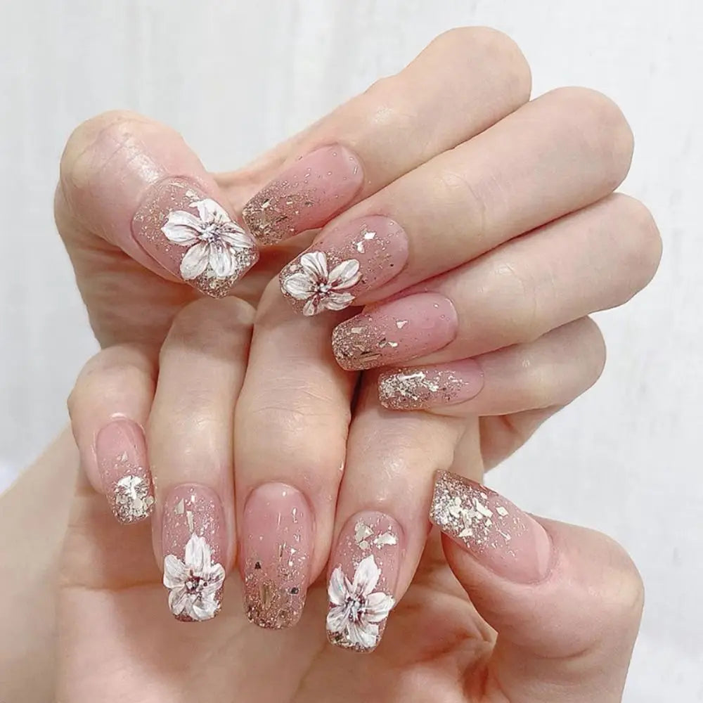 24pcs Gradient Fake Nails