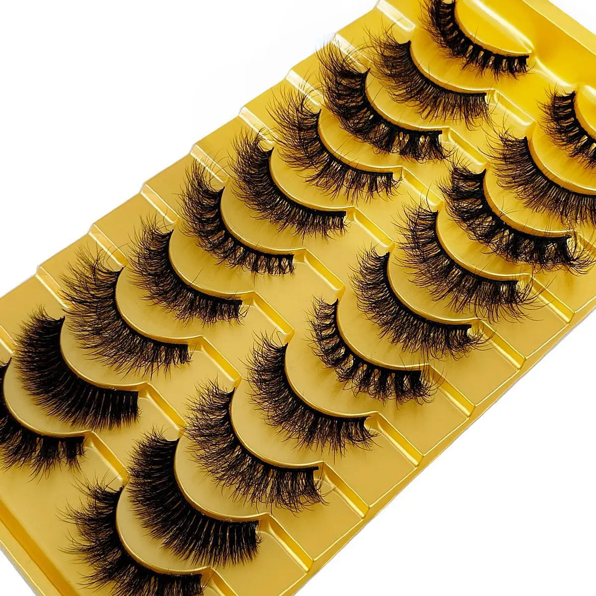 Cat Eyes 10 Pairs Wispy Eyelashes