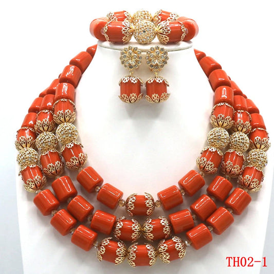 Beads Wedding Necklace Set