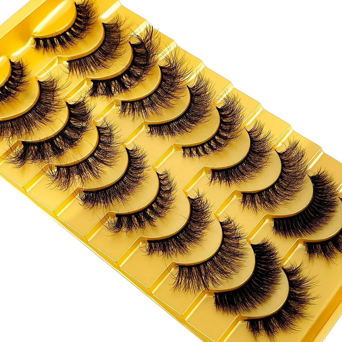 Cat Eyes 10 Pairs Wispy Eyelashes