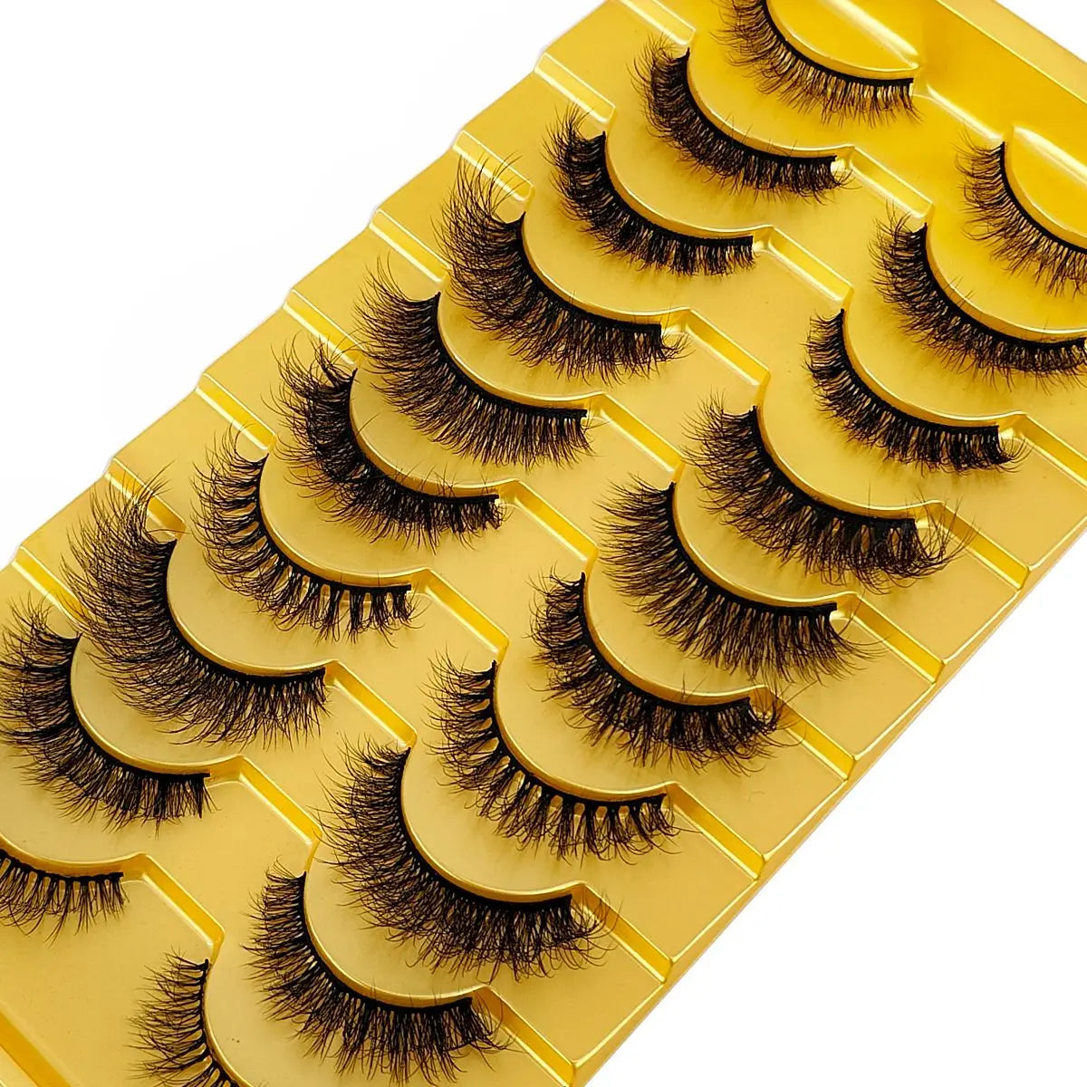 Cat Eyes 10 Pairs Wispy Eyelashes