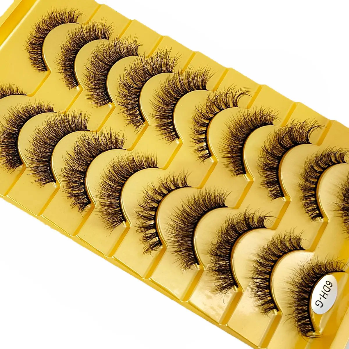 Cat Eyes 10 Pairs Wispy Eyelashes