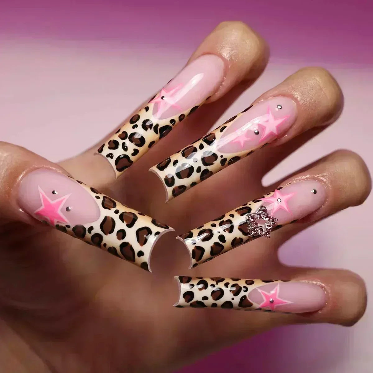 24Pcs Love Pattern Nails