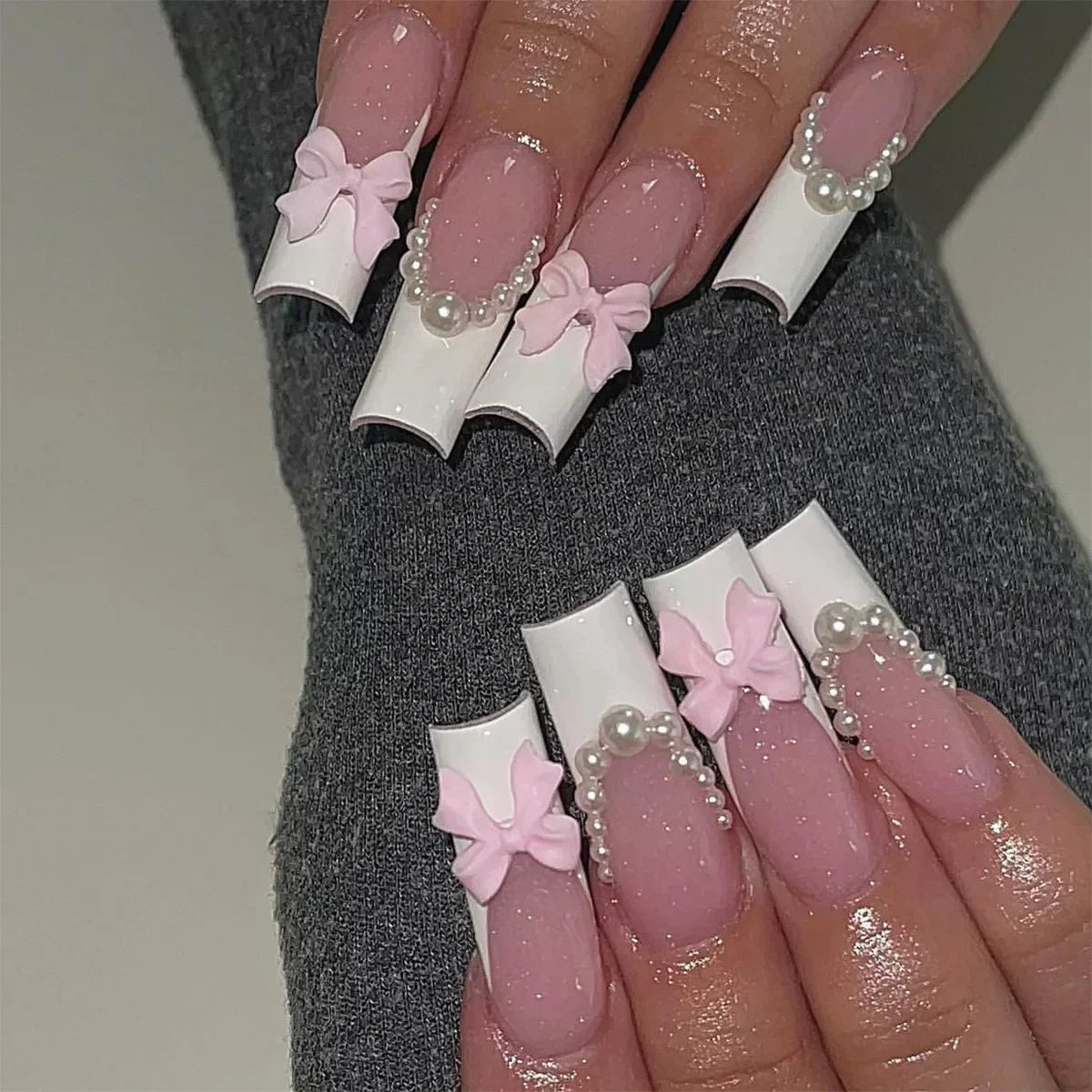 24Pcs Love Pattern Nails