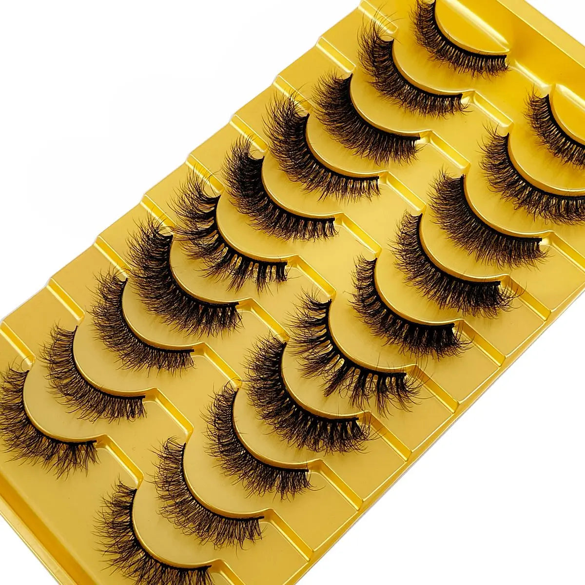 Cat Eyes 10 Pairs Wispy Eyelashes