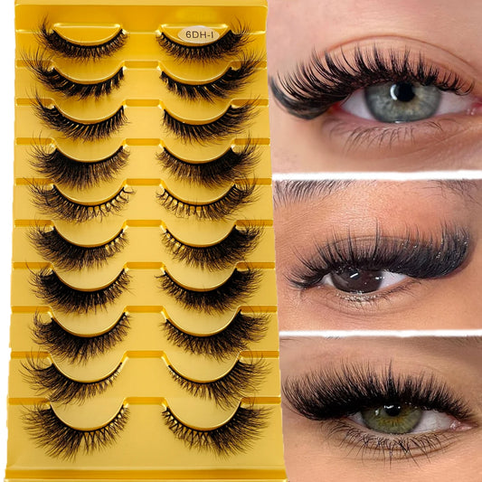 Cat Eyes 10 Pairs Wispy Eyelashes