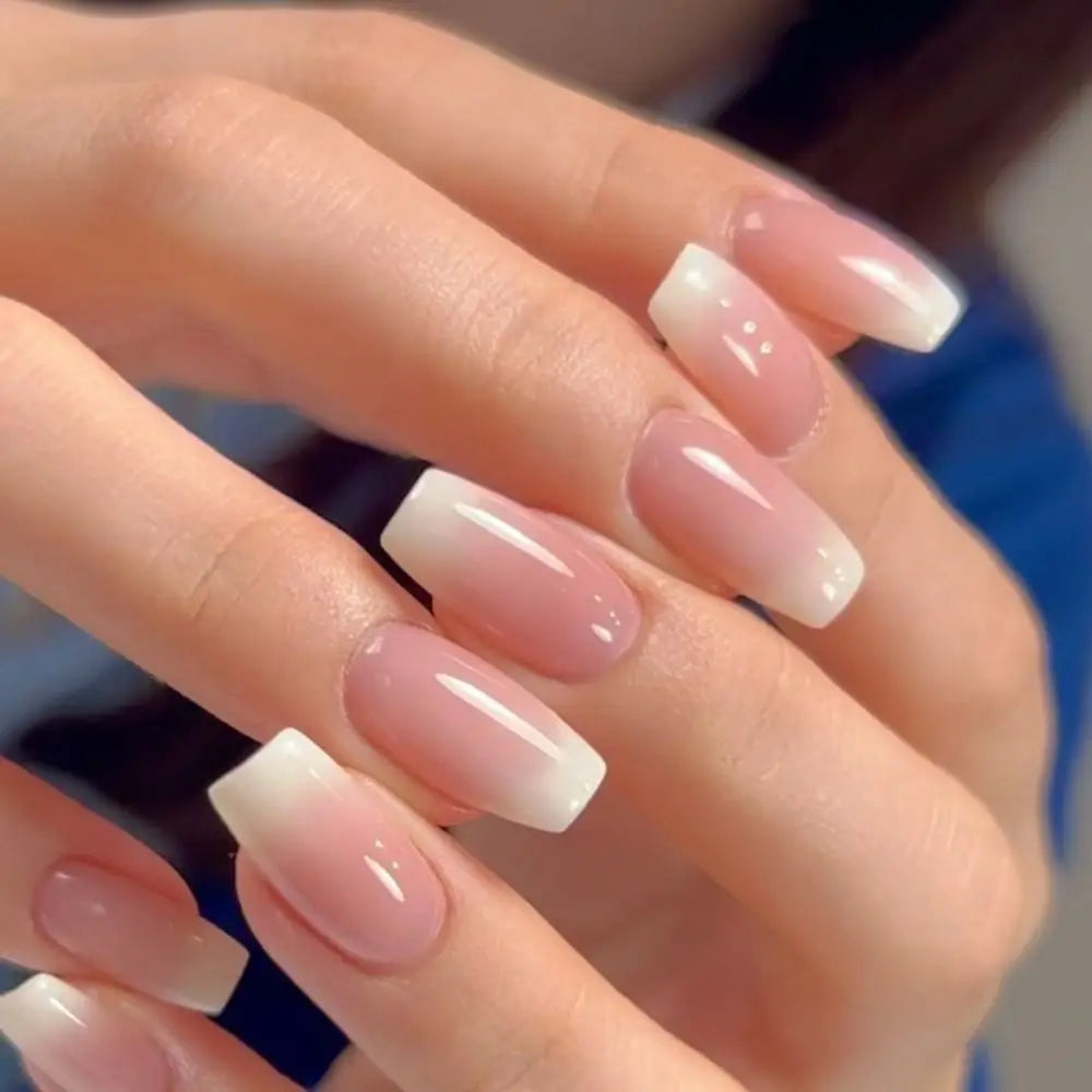 24pcs Gradient Fake Nails