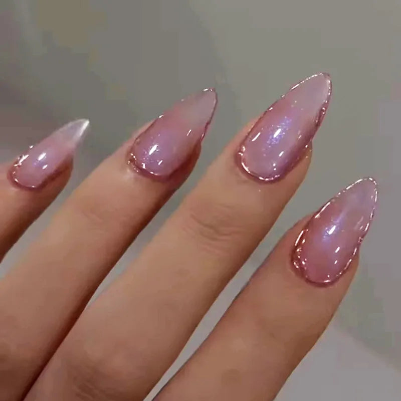 24pcs Long Arrow Fake Nails