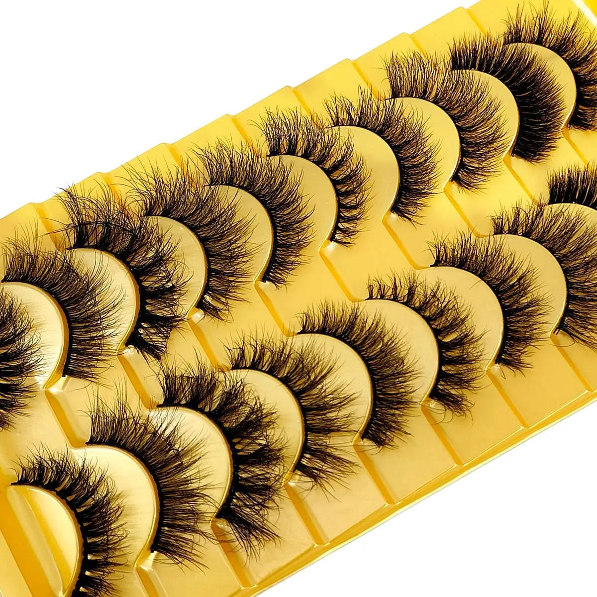 Cat Eyes 10 Pairs Wispy Eyelashes