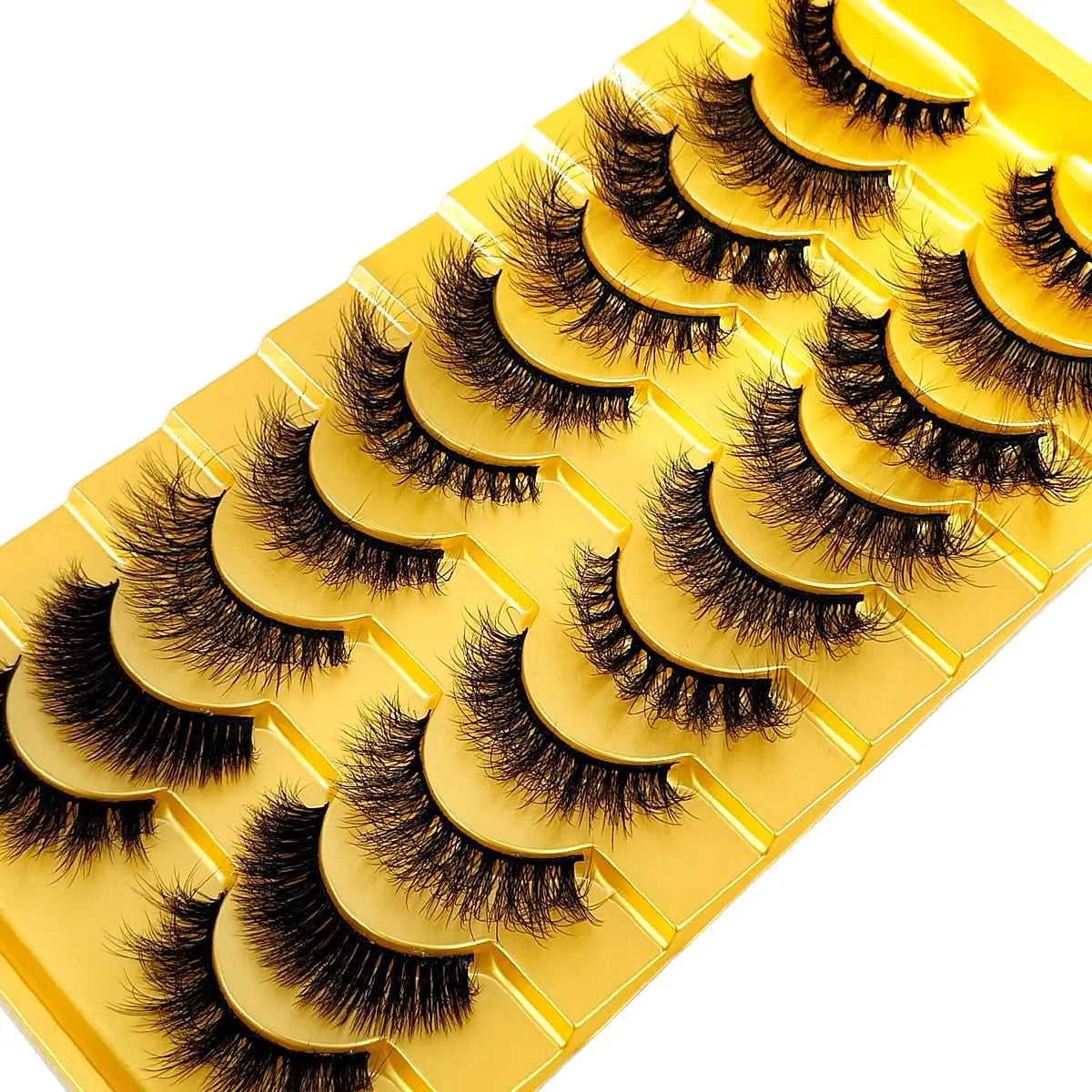 Cat Eyes 10 Pairs Wispy Eyelashes