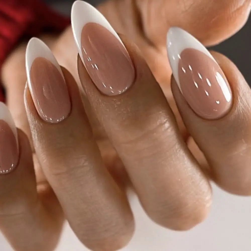 24pcs Almond False Nails