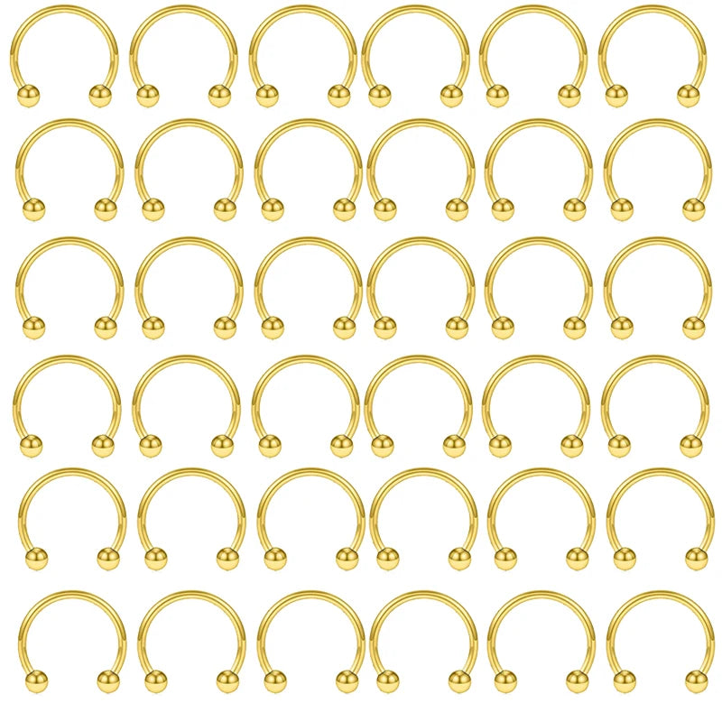 Sahara 36 PC Horseshoe Septum Piercing