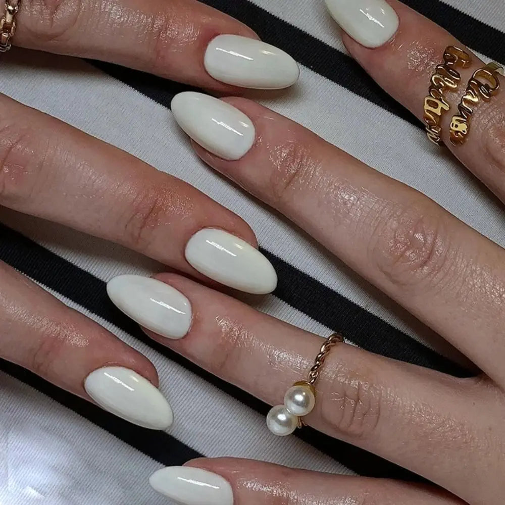 24pcs Almond False Nails