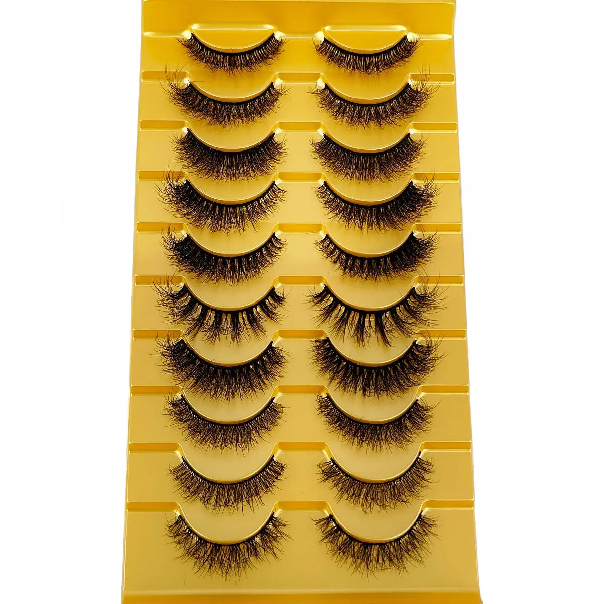 Cat Eyes 10 Pairs Wispy Eyelashes