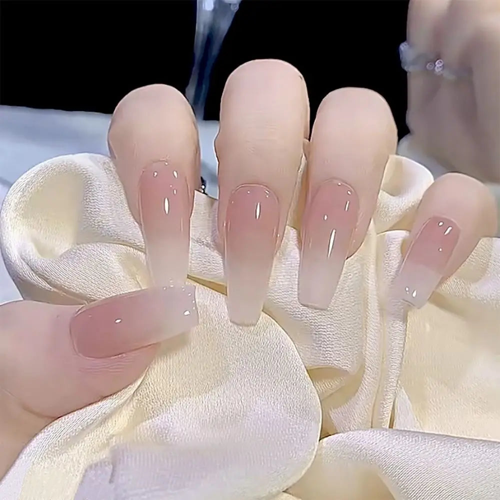 24pcs Gradient Fake Nails