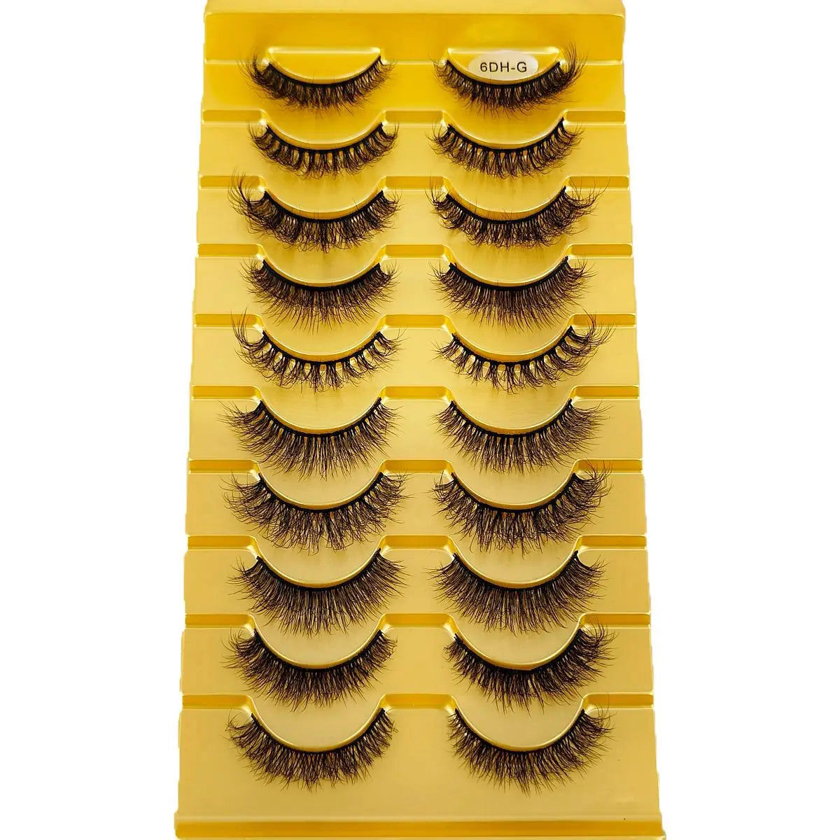 Cat Eyes 10 Pairs Wispy Eyelashes