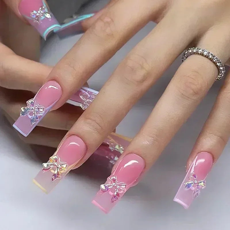 24Pcs Love Pattern Nails