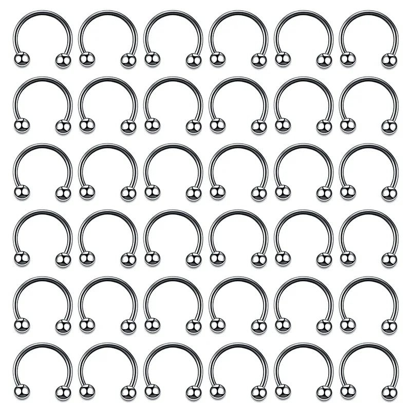 Sahara 36 PC Horseshoe Septum Piercing