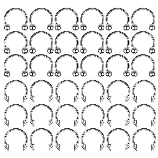 Sahara 36 PC Horseshoe Septum Piercing