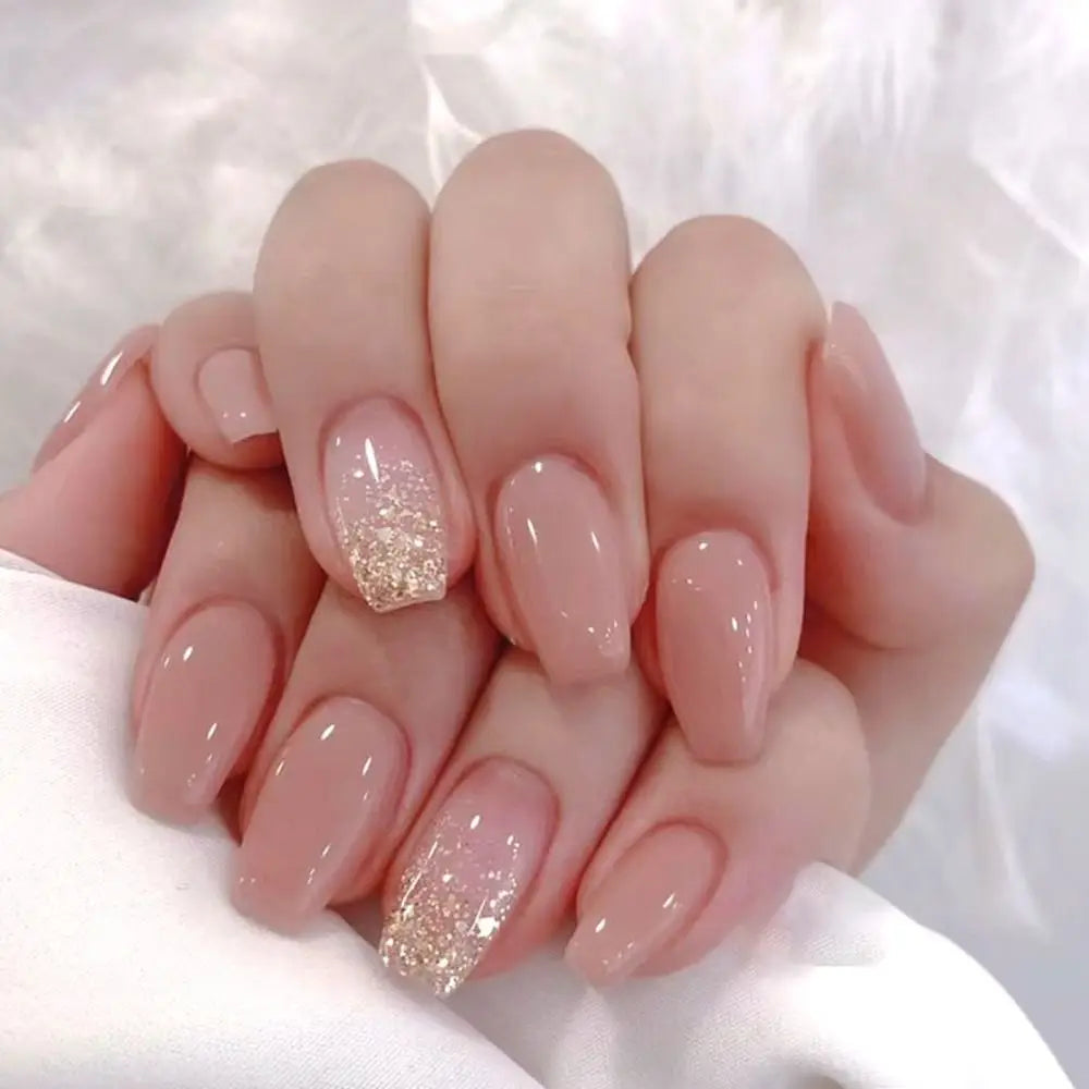 24pcs Gradient Fake Nails