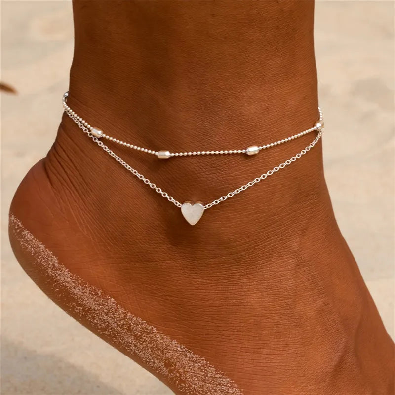 Gold Color Cuban Chain Anklet